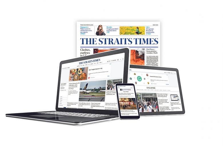 Perubahan The Straits Times: Tetap tepercaya, tepat waktu, dan benar