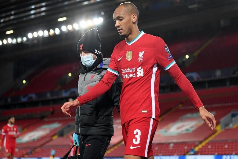 Sepak bola: Fabinho bergabung dengan Van Dijk dalam daftar cedera defensif Liverpool