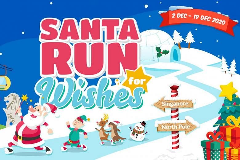 Make-A-Wish akan mengadakan Santa Run virtual tahun ini untuk membantu memenuhi keinginan anak-anak yang sakit